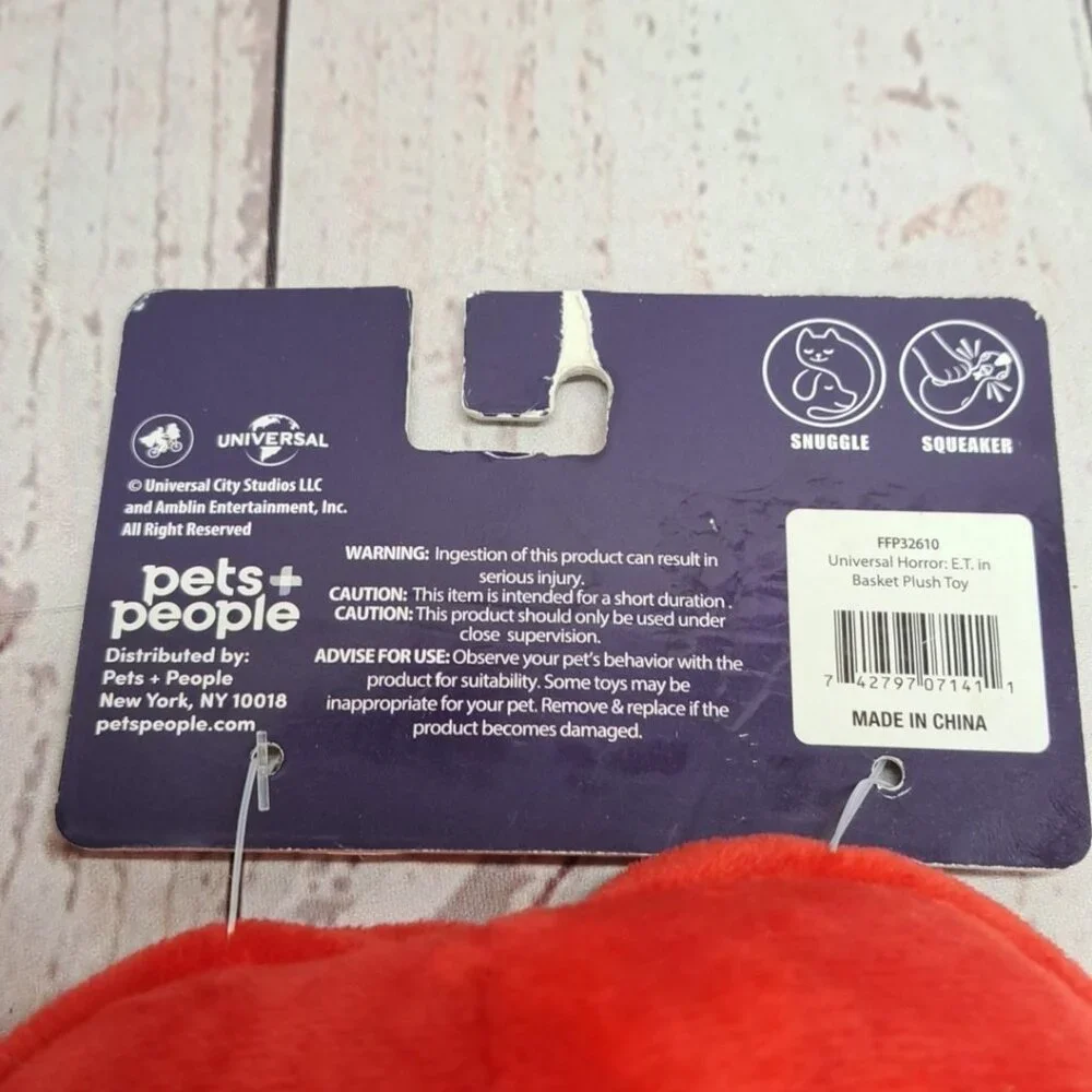 Universal Studios E.T. ET Dog Toy 8